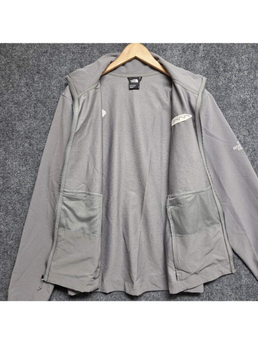 The North Face Jacket Mens Large Gray MACC Edge Stretch Soft Shell NF0A8ENN - Picture 10 of 14